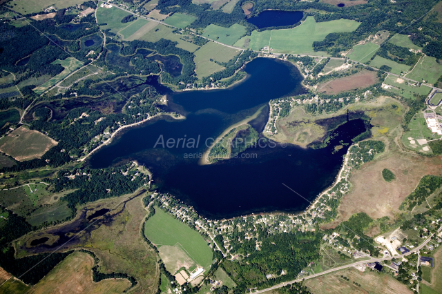 Crooked  Lake in Barry County, Michigan